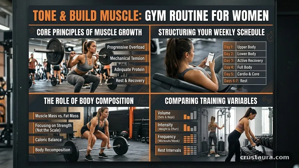 Comparing Training Variables - Tone And Build Muscle Gym Routine For Women